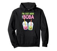 Boba Tea Graphic Kawaii Diseño para Bebida Asiática Té Burbuja Sudadera con Capucha