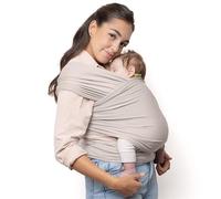 Boba Wrap - Fular Elástico Portabebé | Pañuelo Porteo Ergonómico, Bandolera Ajustable, Ideal Para Recién Nacidos, Color Beige