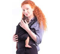 Boba X Mochila Portabebés - Ergonomica Portabebés 3-20 Kg con Capucha Ajustable y Extensiones de Asiento (Black Beauty)