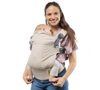 Boba X Mochila Portabebés Ergonómica de Lino - Porta Bebés Ajustable para Recién Nacidos y Niños Pequeños (3 a 20 kg), Porteo Seguro - Linen Pampas