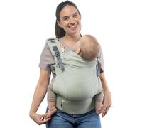 Boba X Mochila Portabebés Ergonómica de Lino - Porta Bebés Ajustable para Recién Nacidos y Niños Pequeños (3 a 20 kg), Porteo Seguro - Linen Willow