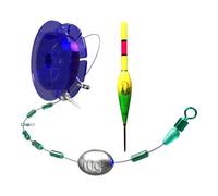 Bobber automático de pesca | Kit automático portátil preatado con flotador que cambia de color - Juego de línea de pesca terminada, para estanque, mar, agua y barco, al aire libre y de viaje, para F