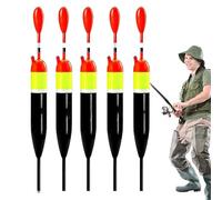 Bobber para pesca en hielo, señuelo de pesca de 5 piezas para caña de pescar | Equipo de pesca en la orilla y el mar para abuelo, papá, marido, novio