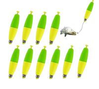 Bobbers de flotadores, carretes de | Bobbers ponderados Eva Flota | Accesorios de 10X, juego de herramientas de para agua salada de agua dulce