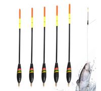 Bobbers de pesca | Flotadores fluorescentes de trucha con punta de cola | Juego de 5 accesorios de boya de pesca para hombres, mujeres, papá, marido, novio