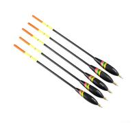 Bobbers - Flotadores verticales de abeto Barguzinsky con tratamiento resistente, flotabilidad mejorada y visibilidad con poca luz