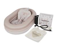 BOBBIE Arena - 2 em 1 banheira insuflável para bebé, cresça com o seu bebé de 0 a 48 meses, design seguro patenteado, piscina e banheira de duche, presente perfeito para recém-nascidos