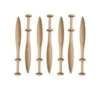Bobbin Lace Spindles - 7 Piece Beech Wood Lace Bobbins