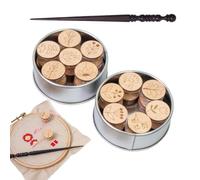 Bobbin Thread Organizer, Floss Keeper Tool, Craft Storage Accessory, Practical Portable Design, Set of Keepers, for Needlework, Beginners, Professionals, Men Women