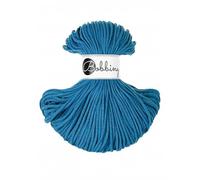 Bobbiny Cordón de algodón para niños, 3 mm, 100 m, color azul