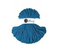 Bobbiny Cordón de algodón premium Dopamine Blue 5 mm 100 m