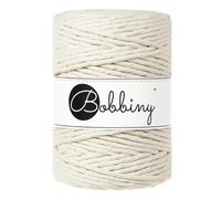 Bobbiny - Cordón de una sola capa para macramé, XXL de 5 mm y 100 m (natural)