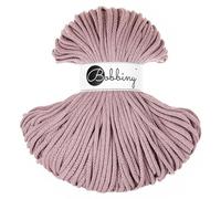 Bobbiny Cordón trenzado de macramé de 5 mm (malva) de 100 m