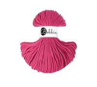 Bobbiny Cuerda de algodón (3 mm, 100 m, 100% algodón), color rosa