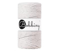 Bobbiny Hilo de macramé Oeko-Tex Premium de algodón ecológico 3 mm x 100 m (Moonlight)