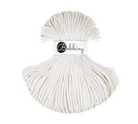 Bobbiny Premium Cords - Hilo de cuerda de 5 mm, 100 m, 100% algodón, color blanco