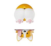 Bobbleheadd Dog - para tablero de instrumentos con vista trasera para perro, mecanismo de resorte flexible, divertido movimiento de bobble y construcción de silicona suave, juguete compacto