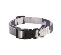 Bobby Camouflage Collar para Perros Talla M Cuello Gargantilla 32-52cm Resistente y Ajustable con Cierre de Hebilla de Seguridad Color Camuflaje Gris