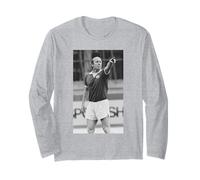 Bobby Charlton Football Legend Último Partido del Manchester United Manga Larga