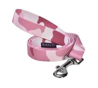 Bobby - Correa para Perro, Color Rosa, Talla S, 1 m x 16 mm, Color Rosa
