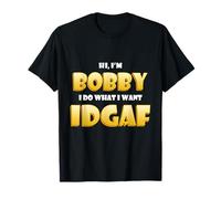 Bobby Costume Idgaf Funny Meme Halloween Bob Costume Bobbys Camiseta