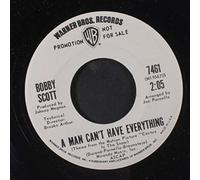 BOBBY SCOTT - a man can't have everything / that's where my brother sleeps 45 rpm single