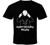 Bobby The Brain Heenan Legends of Wrestling Retro T Shirt Black 3XL