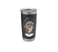 Bobcat en una tormenta de nieve Vaso térmico de acero inoxidable de doble pared