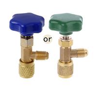 bobeini 1/4 SAE Auto AC Puede Grifo abridor de Botellas de válvula para refrigerante de Gas R22 R134a R410A