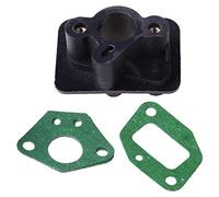BOBEINI 2 uds 40-5 43CC 52CC Cortador de Cepillo colector de admisión Conector de Base de carburador