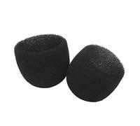 bobeini Negro Redondo Forma de Bola Tapa de micrófono Parabrisas Rejilla Esponja de Espuma Interior para SM58 SLX24 PGX24 PG58 BETA58A Cubierta de micrófono Negro