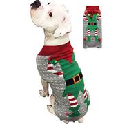 BOBIBI Suéteres feos de Navidad para Perros, Ropa de Punto de Invierno para Mascotas