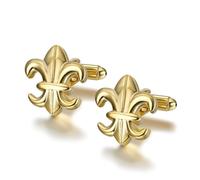 BOBIJOO Jewelry - Gemelos de Oro Fleur-de-Lys de Francia