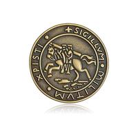 BOBIJOO Jewelry - Pino Sello de la Orden de los Caballeros Templarios Pobres