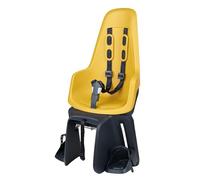 BOBIKE 8012100022 - Silla Bicicleta Trasera One Maxi EB-D para Portaequipajes - Segura y fácil de Montar, Adecuada para niños de 9 Meses a 6 años, hasta 22 kg, Mostaza Poderosa