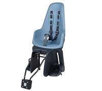 BOBIKE 8012200023 - Silla Bicicleta Trasera One Maxi 1P&E-BD para Portaequipajes y Cuadro - Versátil con Opciones de Montaje Dual, para niños de 9 Meses a 6 años, hasta 22 kg, Azul Ciudadela