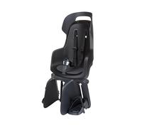 BOBIKE 8012300019 - Silla Bicicleta Trasera GO Maxi para Portaequipajes - Segura, Elegante y Ajustable para niños de 9 Meses a 6 años, hasta 22 kg, Negro Urbano