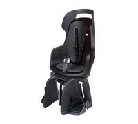 BOBIKE 8012300020 - Silla Bicicleta Trasera GO Maxi para Portaequipajes MIK-HD - Segura y fácil de Montar, Adecuada para niños de 9 Meses a 6 años, hasta 22 kg, Negro Urbano