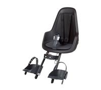 bobike Asiento de bicicleta niños montaje en tubo de dirección Go Mini Front negro