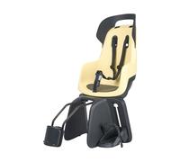 BOBIKE 8012700001 - Silla Bicicleta Trasera GO Maxi RS con Sistema reclinable Anclaje en Cuadro - Segura para niños de 9 Meses a 6 años, hasta 22 kg, Sorbete de Limón