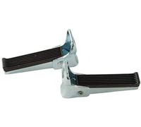 BOBIKE 8015300004 - Recambio reposapiés Plegable Universal (Montaje en Eje) en Color Negro