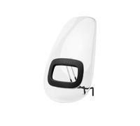 Bobike 8015500001 - Parabrisas One+ Compatible con tu Silla Delantera One Mini para Bicicleta en Color Negro Urban