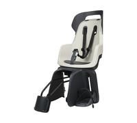 BOBIKE 8012700008 - Silla Bicicleta Trasera GO Maxi RS con Sistema reclinable Anclaje en Cuadro - Segura para niños de 9 Meses a 6 años, hasta 22 kg, Negro Urbano