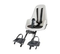 BOBIKE 8012500002 - Silla Delantera GO Mini para Bicicletas con Ruedas de 26” a 29” Apta para niños con Peso máximo de 15kg con Anclaje en el Tubo de dirección en Color Vainilla Cup Cake