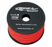 Bobina 50 M hilo nylon Dyneema rojo 1,5 mm - resistencia 200 Kg - T/C:
