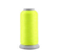 Bobina, Akozon Máquina Bordado a mano Hilo de coser de poliéster(3000码-Amarillo fluorescente)