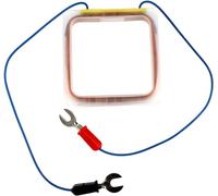 Bobina Bobina De Cobre Instrumento De Física Equipo De Enseñanza Electromagnético Experimental Campo Magnético E Inducción Eléctrica De Corriente Cuadrada