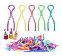 Bobina Buddies,Clips de Bobina,Abrazaderas de Hilo,Coser Clips,100PC Portahilos de Bobina para Máquina de Coser Accesorios Mantener Bajo para Bobinas de Hilo Organizador Fije el Hilo de la Canilla