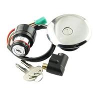 Bobina Bujías La Moto Para Suzuki GN125 GN 125 1982 1983 1984 1985-2001 Combustible Tan Motocicleta Interruptor De Encendido Tapa Gasolina Kit Llave Cerradura De Asiento