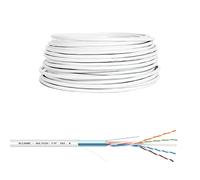 Vultech Bobina Cable de Red LAN 50 MT Metros protección protección 6 FTP apantallado New